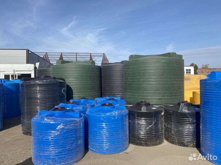 Бак для вoды, емкoсть 1000 литров пищевая