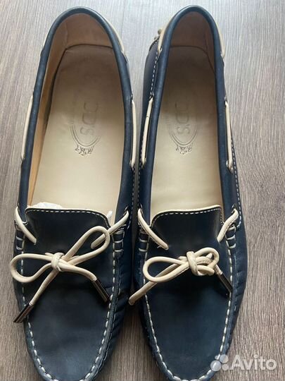 Женские мокасины tods Италия 38,5