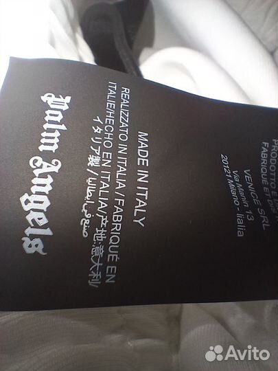 Шорты palm angels белые