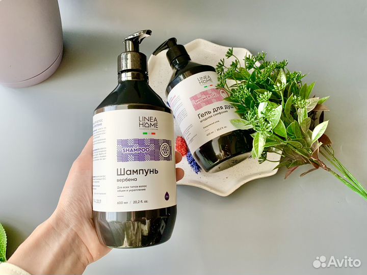 Новый набор шампунь + гель для душа 600 мл
