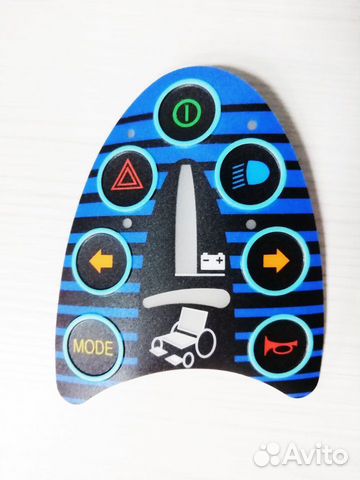 Накладка пульта инвалидной коляски