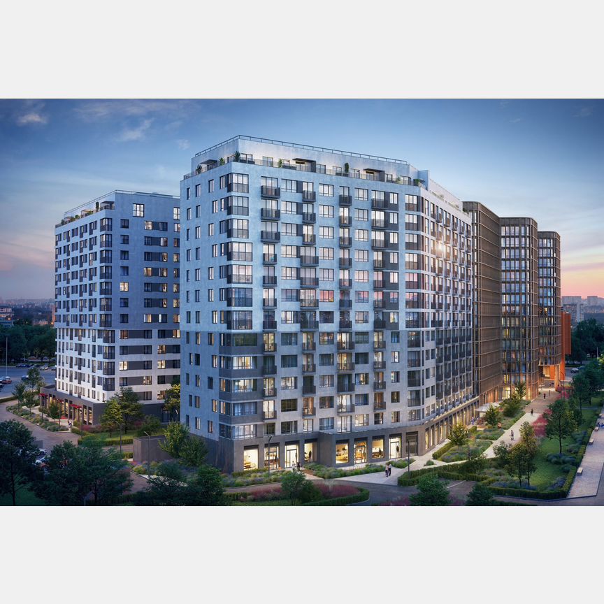 2-к. квартира, 62,8 м², 9/14 эт.