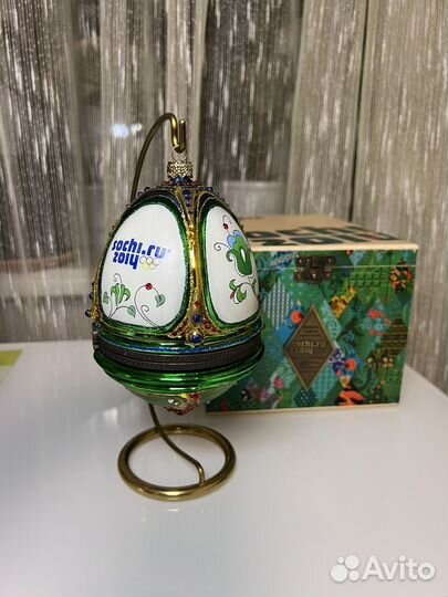Komozja яйцо Фаберже Сочи 2014 стразы Swarovski