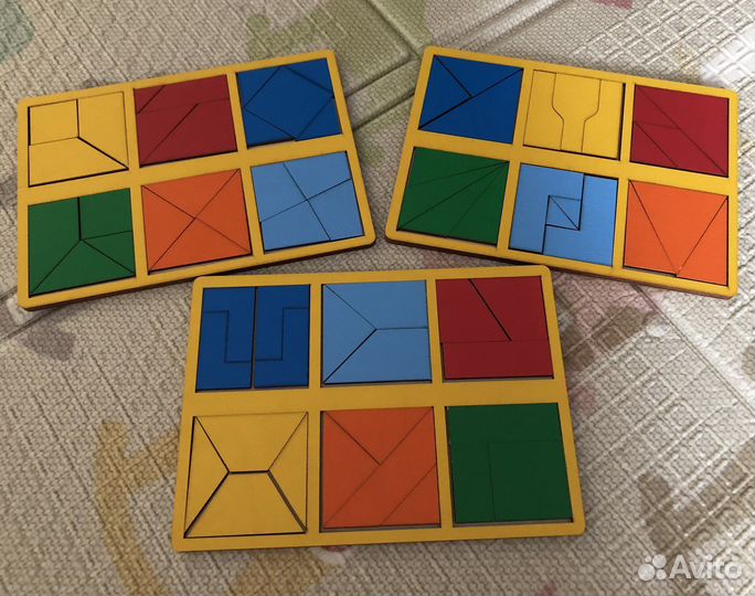 Развивающая игра квадраты Никитина