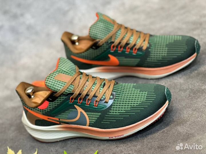 Nike pegasus trail 2 зел-оранж разм. 43