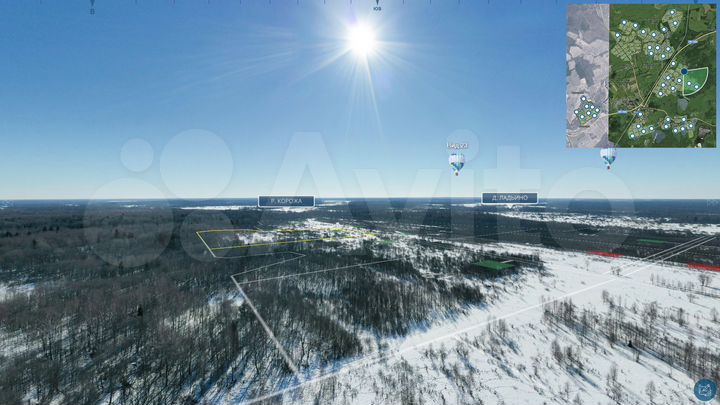 Участок 6,36 га (СНТ, ДНП)