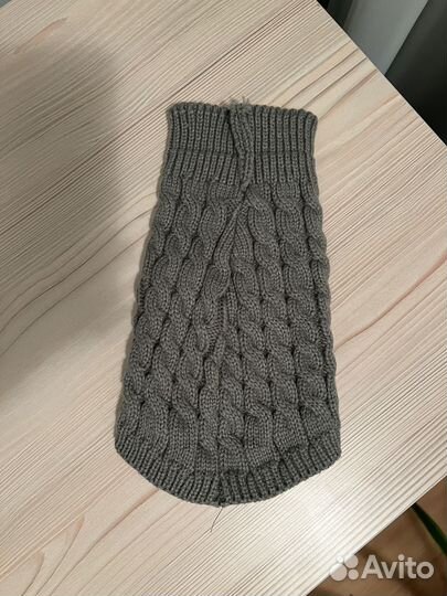 Вязаный свитер для собаки