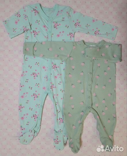 Вещи пакетом 0-6 месяцев