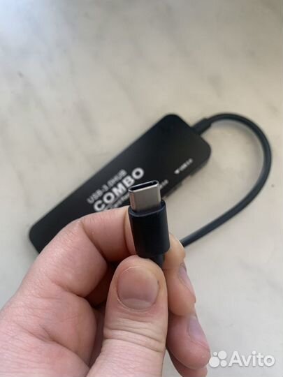Концентратор переходник type-c на usb 3.0 SD+micro