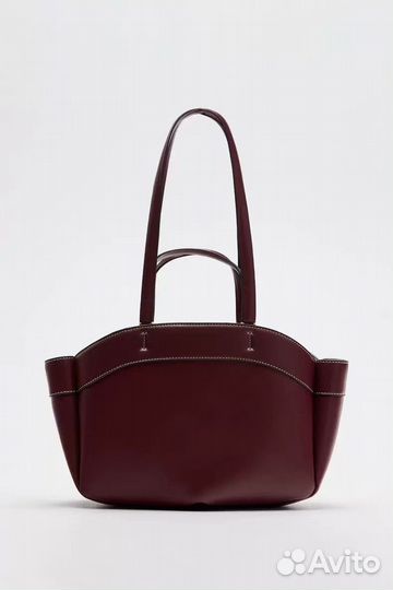 Сумка zara бордовая новая