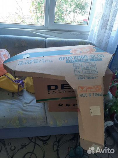 Левое крыло opel zafira кузов B новое