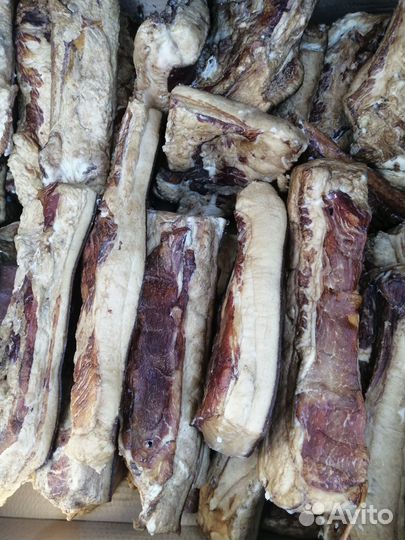 Сало домашнее копченое