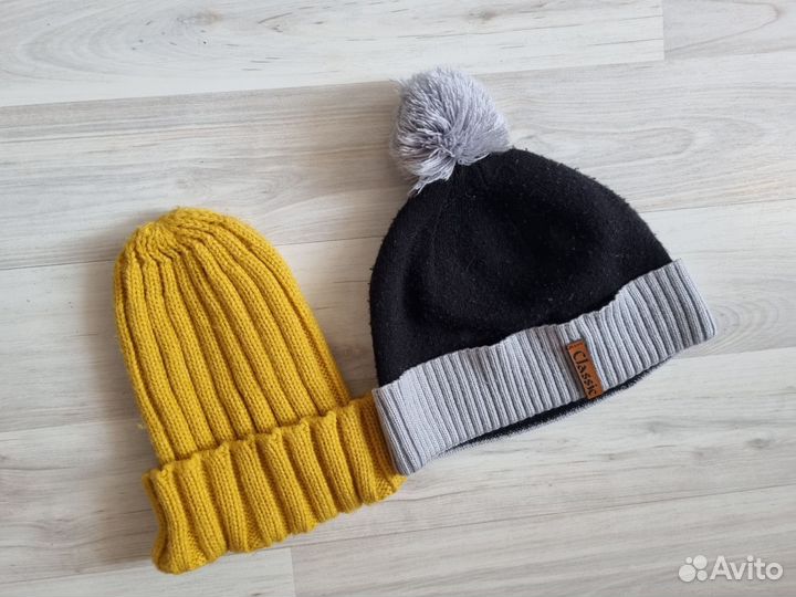 Шапка тыковка и с помпончиком