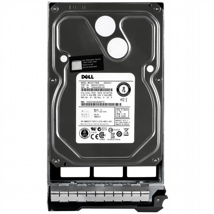 [WDC07] Жесткий Диск Dell 2tb Sas 3,5" Hdd Wdc07
