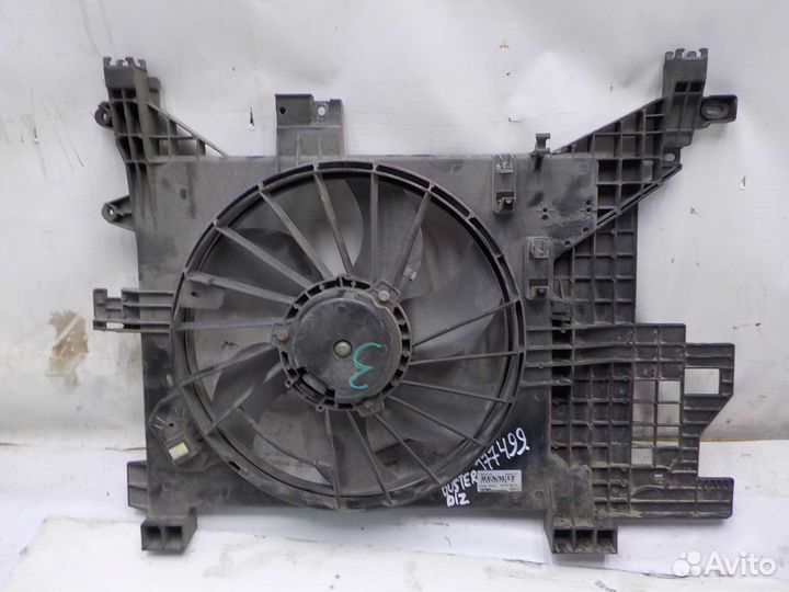 Диффузор радиатора renault duster