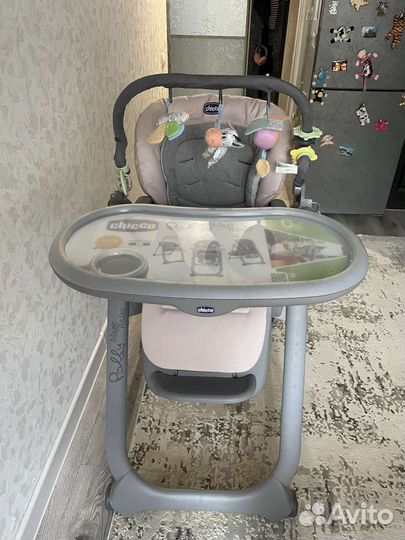 Стульчик для кормления chicco polly magic relax