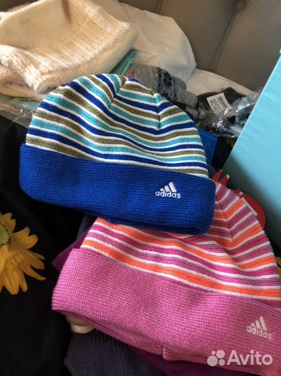 Шапка зима новые molo logro adidas