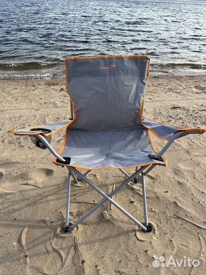 Стул складной 50x50x80 серый 100 кг