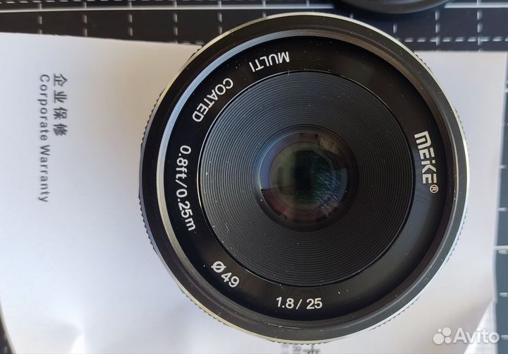 Объектив meike Meike 25/1.8 – Micro 4/3