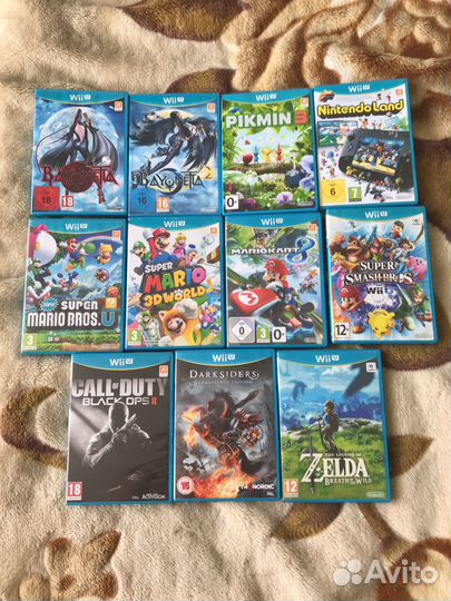 Игры для Nintendo Wii U 11шт