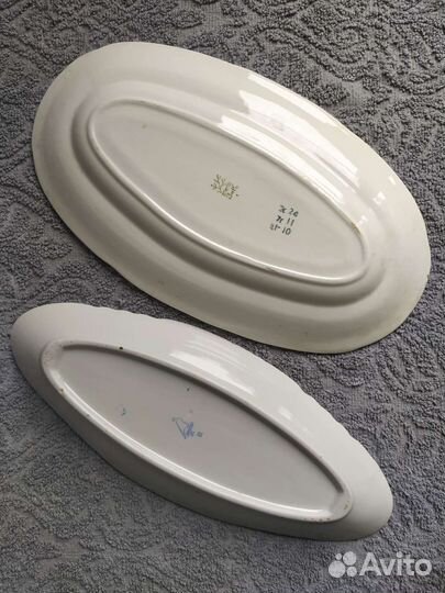 Посуда СССР Селедочницы Сирень Дулево,Зик