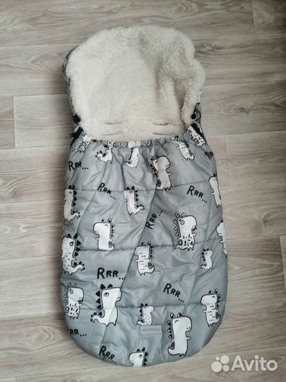 Зимний конверт в коляску