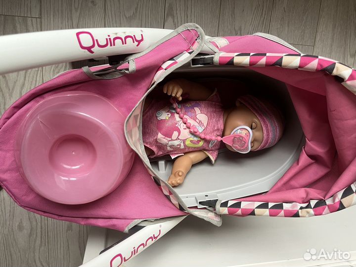 Коляска и кукла baby born
