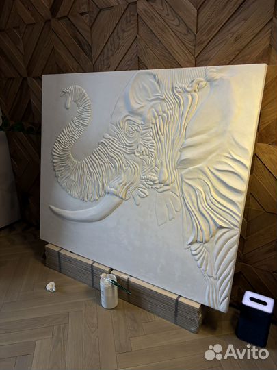 Картина панно барельеф