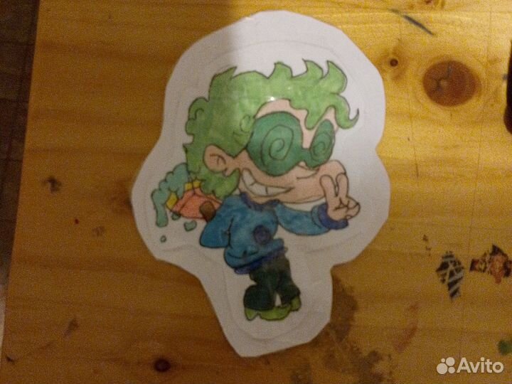 Наклейки 13 карт все 8 клонов