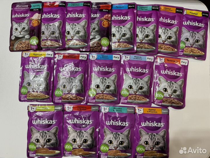 Влажный корм whiskas