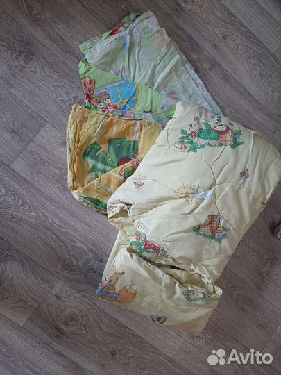 Детское одеяло постельное белье бу