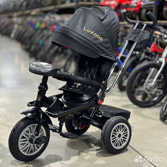 Трехколесный велосипед с родительской ручкой