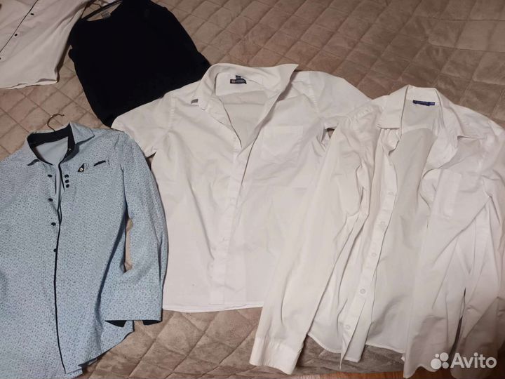 Рубашки школьные размер 158