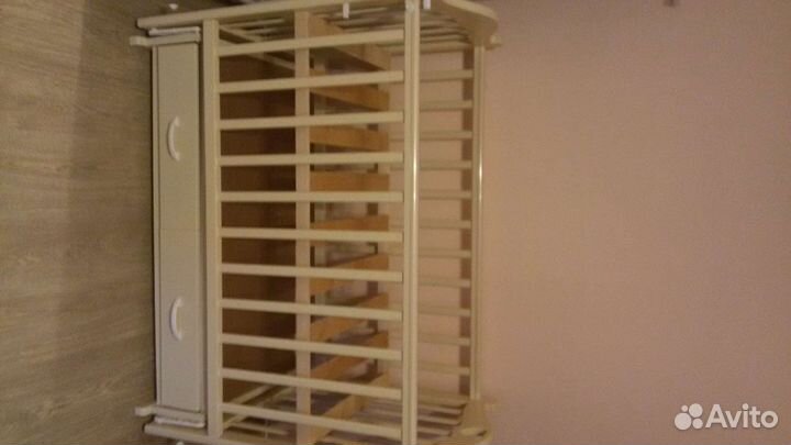 Детская кровать 120х60см. с ящиком