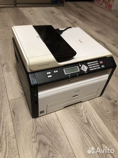 Мфу принтер лазерный ricoh SP 202SN