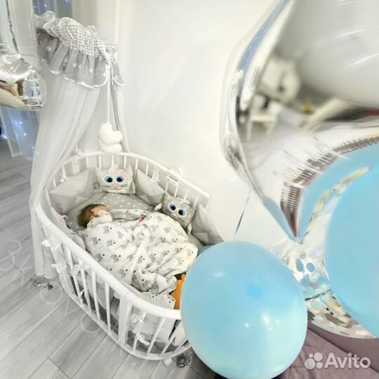 Детская кровать трансформер из массива