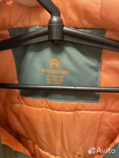 Куртка зимняя детская на девочку 8-9 лет