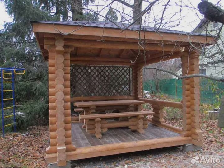Деревянные беседки