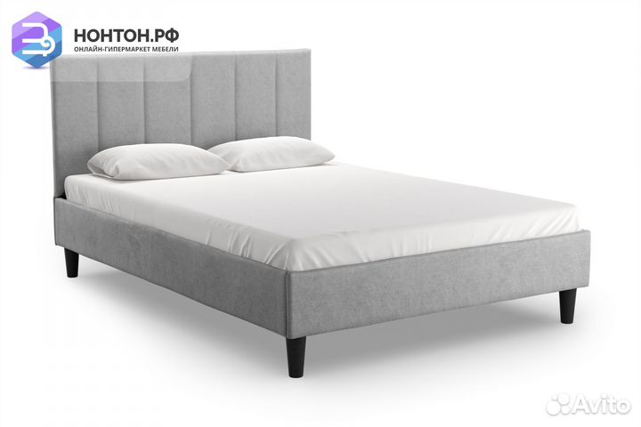 Кровать Дара серая
