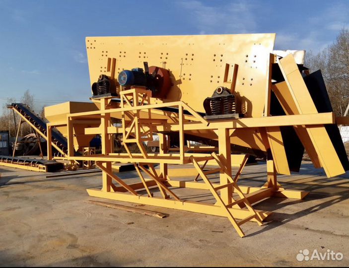 Агрегат сортировки 100 м3/ч ас-42, грохот гис