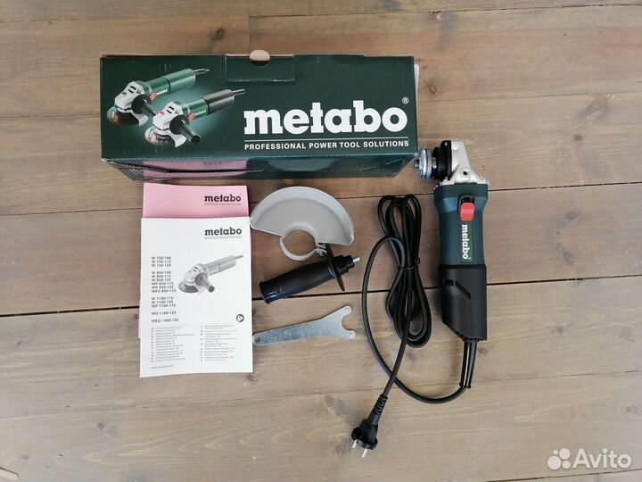 Болгарка metabo wev 850-125 новые