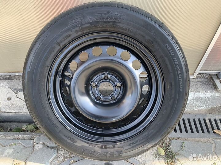 Колесо на оригинальном штампе 215/60 r16 опель/шев