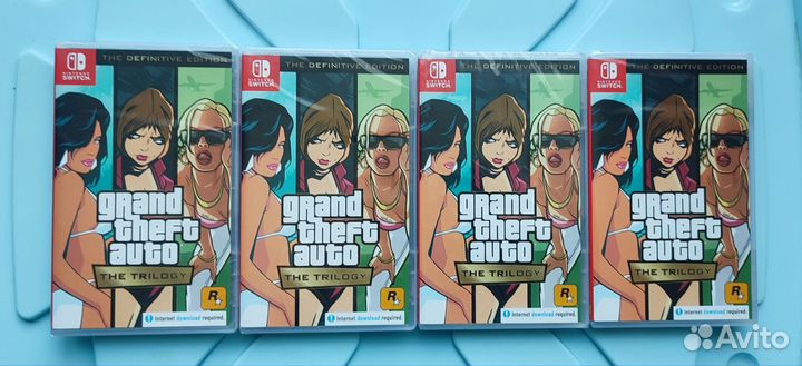 Grand theft Auto the trilogy nintendo (новые)