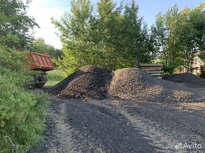 Песок,Щебень,Гравий,Вторичный щебень,торф,чернозем