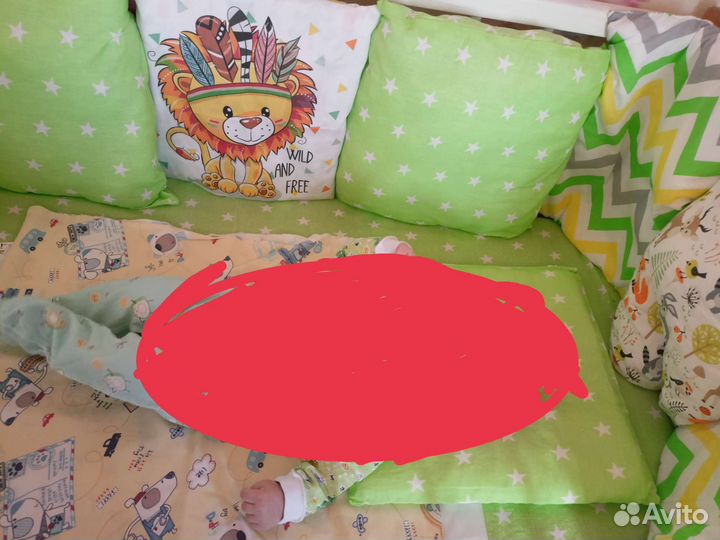 Бортики в детскую кроватку съемные