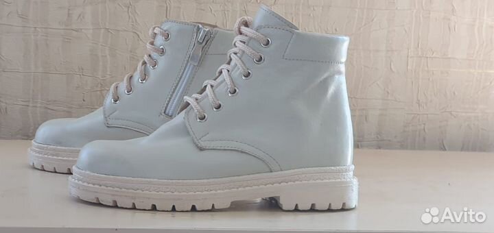 Демисезонные ботинки натуральная кожа