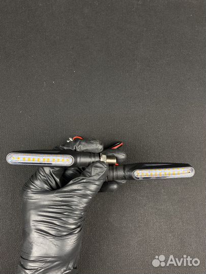 Поворотники для мотоцикла универсальные (Жёлтый) 3