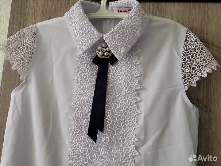 Блузка школьная 146 новая