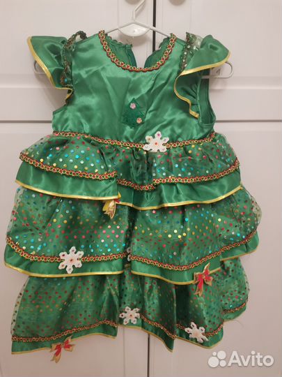 Платье ёлочки р.122 с нюансом