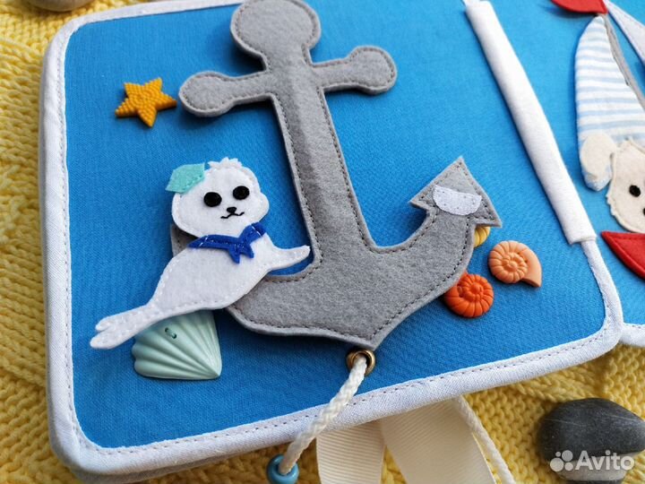 Развивающая книжка из фетра